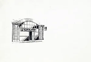 Sketch of London Dungeon PH, London Bridge, London