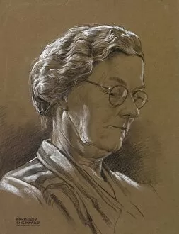 Images Dated 21st December 2011: Sketch of a middle-aged woman