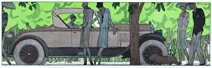 A sketch of a morning walk in Paris
