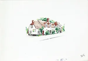 Hatchet Prints: Sketch of Old Hatchet PH, Brighton, Sussex