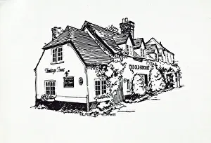 Sketch of Old Hatchet PH, Brighton, Sussex