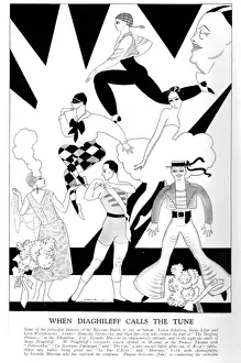 Dances Prints: Sketch of principal dances in Diaghileffs Russian Ballet, 1