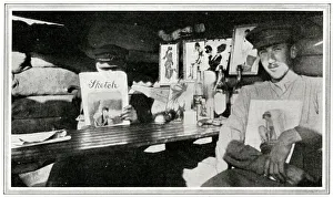 Images Dated 12th March 2019: The Sketch read at the Front, 1915