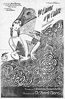 Sketch of Spanish dancer, 1920s
