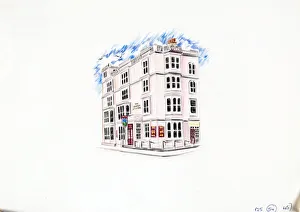 Hove Prints: Sketch of Sussex PH, Hove, Sussex