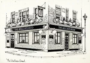 Marylebone Collection: Sketch of Wallace Head PH, Marylebone, London