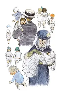 A Sketchbook - Mothers and Children
