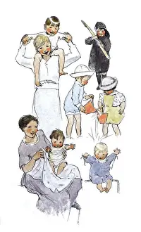 A Sketchbook - Mothers and Children