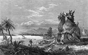 Idols Prints: Sketches in Burmah - Idols on the Irrawaddy