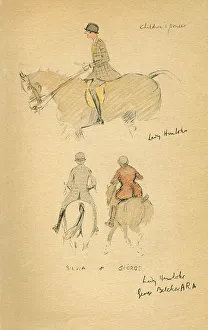 Autobiography Prints: Sketches by Cecil Aldin, Time I Was Dead