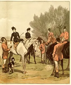 Sidesaddle Prints: Sketches in the Hunting Field - The Finish