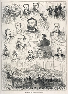 Antonin Gallery: Sketches at Leeds Music Festival 1886