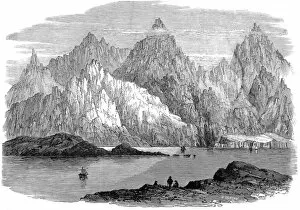 Images Dated 9th October 2004: Sketches from the New Zealand Gold Fields. Lake Wakatipu
