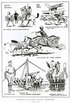 Marines Collection: Sketches at the Royal Military Tournament