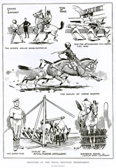 Images Dated 27th November 2020: Sketches at the Royal Military Tournament
