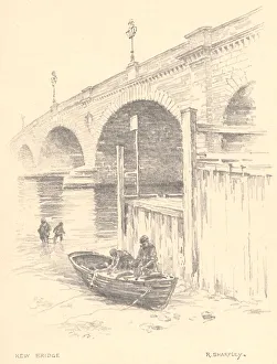 Images Dated 9th March 2020: Sketches along the Thames