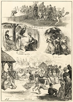 Furniss Gallery: Sketches at Wimbledon 1879