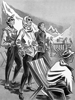 Ski fashion 1953