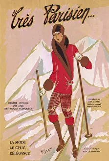French Woman Collection: SKI WEAR 1927