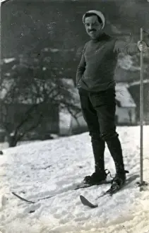 Linz Prints: Skier, Linz