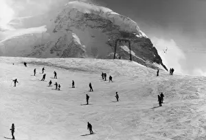 Skiers in Switzerland