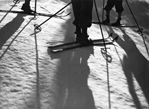 Images Dated 13th September 2011: Skiing Shadows