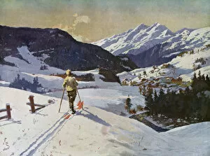 Images Dated 6th April 2017: Skiing in Tyrol 1909