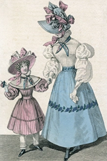 Adorned Gallery: Skirt & Blouse 1828