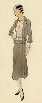 Dryden Prints: Skirt and jacket 1930s