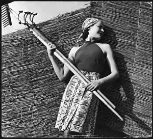 Halter Prints: Skirt & Top Late 1930S
