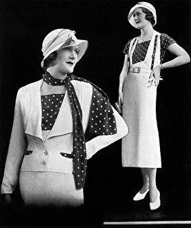 Skirt suit for holidays or cruises, 1932