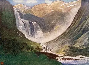 Hardanger Prints: Skjaeggedalsfos, Hardanger