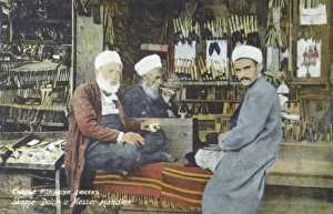 Images Dated 5th May 2011: Skopje, Macedonia - Knife and Dagger Stall