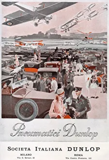 Doesn Gallery: The sky is filled with low- flying aircraft, but the lady in the foreground doesn'