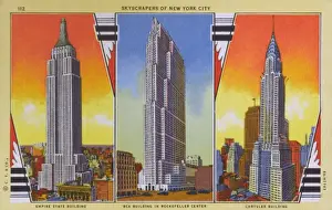 Chrysler Prints: Skyscrapers of New York City