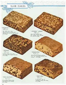 Offered Prints: Slab Cake Selection 1937