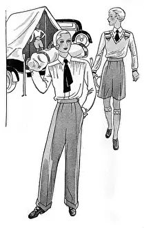 Slacks and shorts for camping trips, 1931