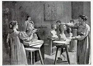 Sculptures Collection: Slade Art School, women sculptors