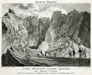 Bangor Prints: SLATE QUARRY / WALES