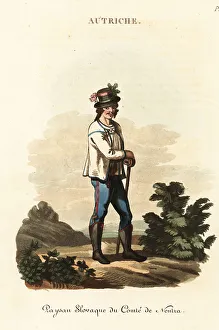 Translator Prints: Slav youth of Nitra Country (Slovakia), 18th century