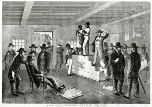 A Slave Auction in Virginia, USA, 1861 A Slave Auction in Virginia, USA 1861