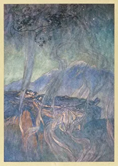 Encircled Prints: THE SLEEP OF BRUNNHILDE