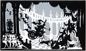 Silhouettes Collection: Sleeping Beauty ballet, christening scene