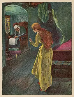 True Prints: Sleeping Beauty Spindle