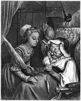 Discovers Prints: Sleeping Beauty Spinning