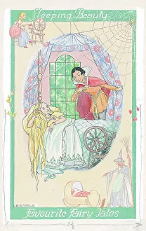Steele Prints: Sleeping Beauty. Sub-title: Favourite Fairy Tales