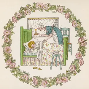 Mothers Prints: Sleeping Child / Greenaway