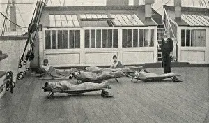 Business Man Prints: Sleeping Cots, Training Ship Wellesley, North Shields