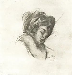 Palmer Prints: Sleeping Girl
