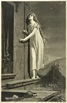 Walks Prints: Sleepwalking Girl